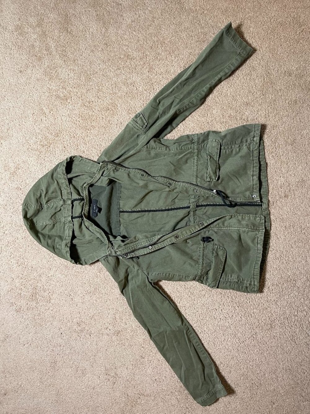 Forever 21 Olive Green Medium Utility Jacket